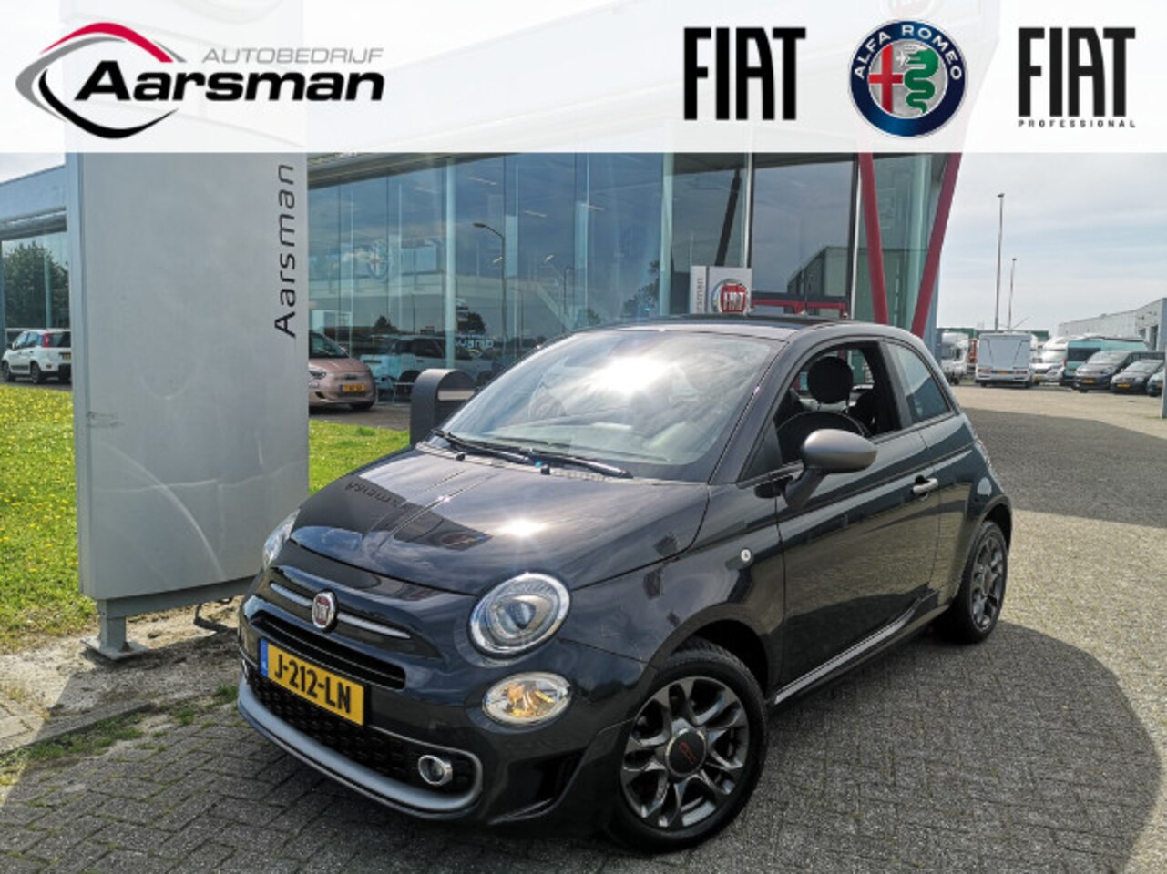 Fiat 500 - 1.2 Rockstar Sport | Automaat | Apple Carplay & Android Auto | Climate control | Trekhaak - AutoWereld.nl