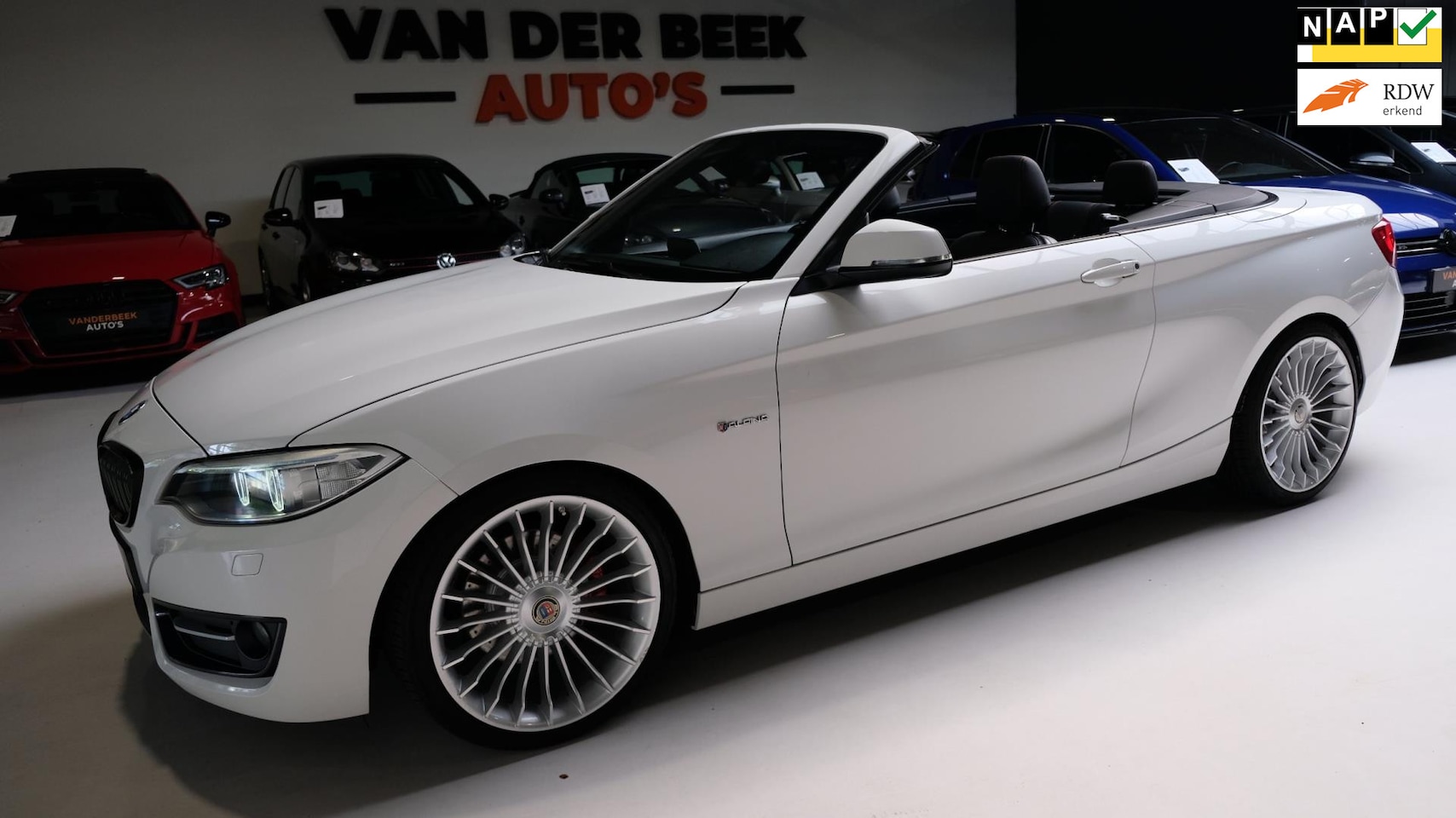 BMW 2-serie Cabrio - 220i Sport|Alpina|Leder|Navi - AutoWereld.nl