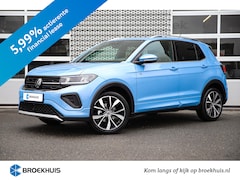 Volkswagen T-Cross - 1.0 TSI 115 6MT R-Line | 'App-Connect' draadloze smartphone integratie | Achterlichten LED