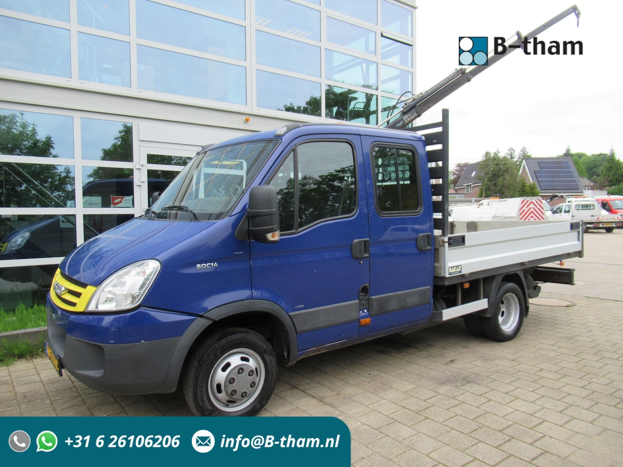 Iveco Daily - 50C14G 345 CNG Aardgas AIRCO + HIAB Kraan Kran Crane - AutoWereld.nl