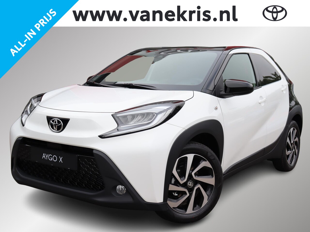 Toyota Aygo X - 1.0 VVT-i S-CVT Pulse 1.0 VVT-i S-CVT Pulse, Nieuw, snel leverbaar (09-2024) - AutoWereld.nl