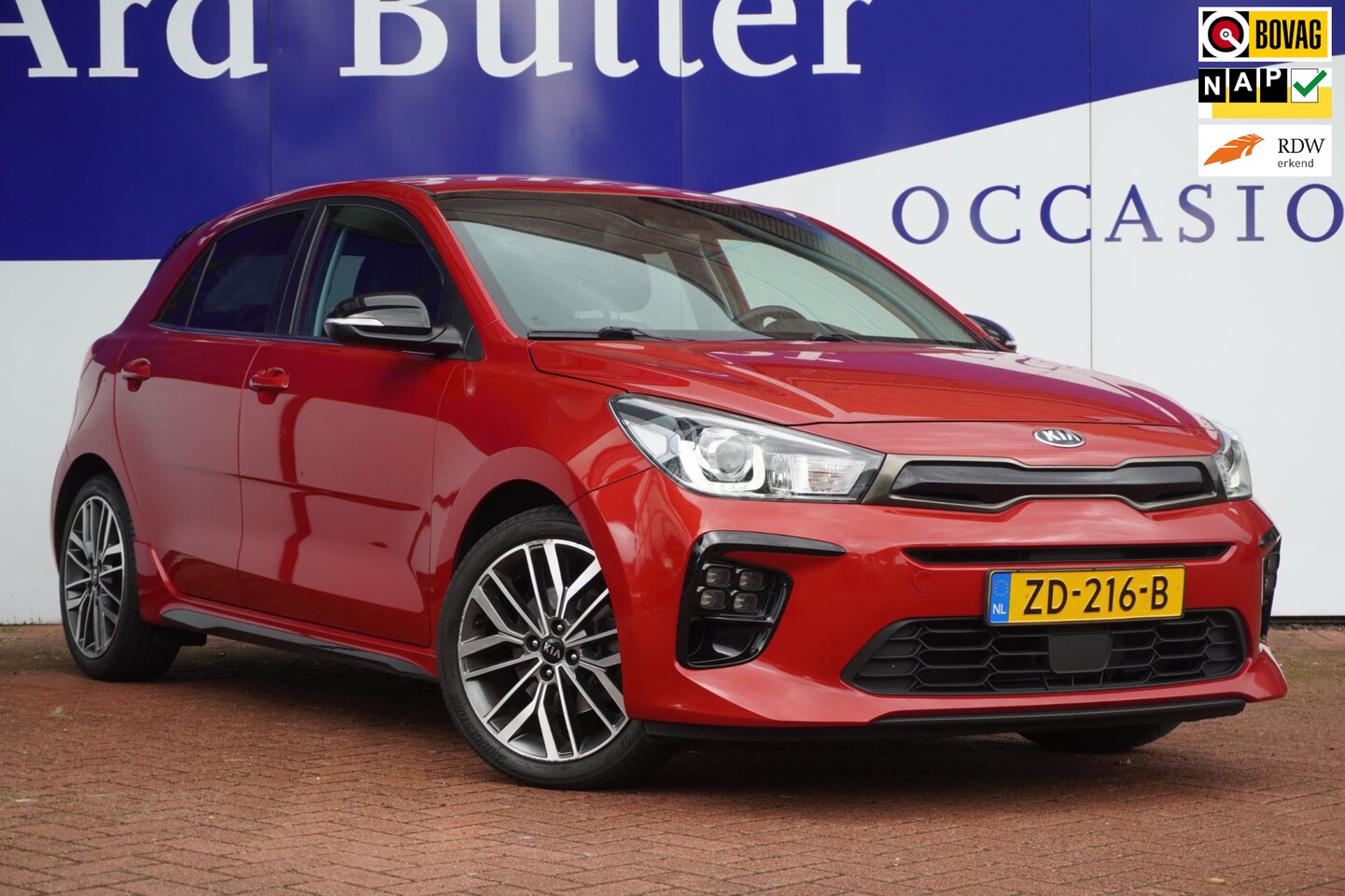 Kia Rio - 1.0 T-GDI GT-Line+Full-Navigatie+Camera+Half-Leder+17"lmv = TOP !! - AutoWereld.nl