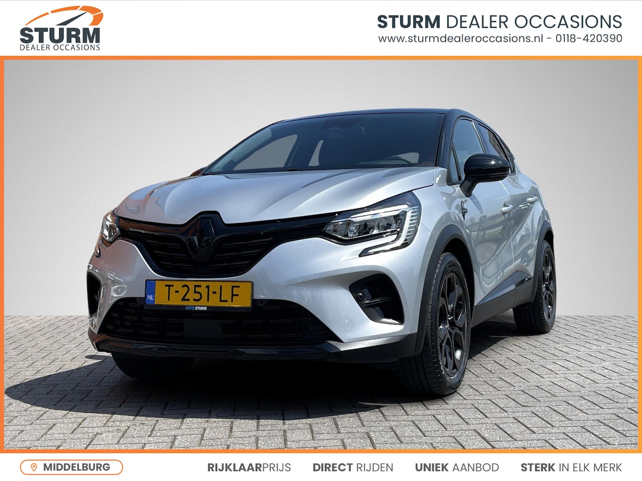 Renault Captur - 1.6 E-Tech Hybrid 145 SL Rive Gauche | Trekhaak Afneembaar | Navigatie | Camera | Apple Ca - AutoWereld.nl