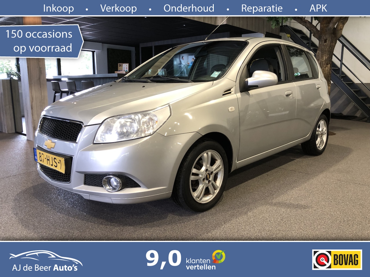 Chevrolet Aveo - 1.2 16V LS+ 5 deurs | Airco | Trekhaak - AutoWereld.nl