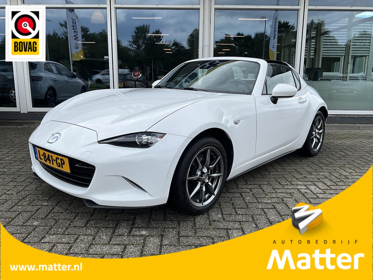 Mazda MX-5 RF - 1.5 SkyActiv-G 132 Luxury Dealer Onderhouden - AutoWereld.nl