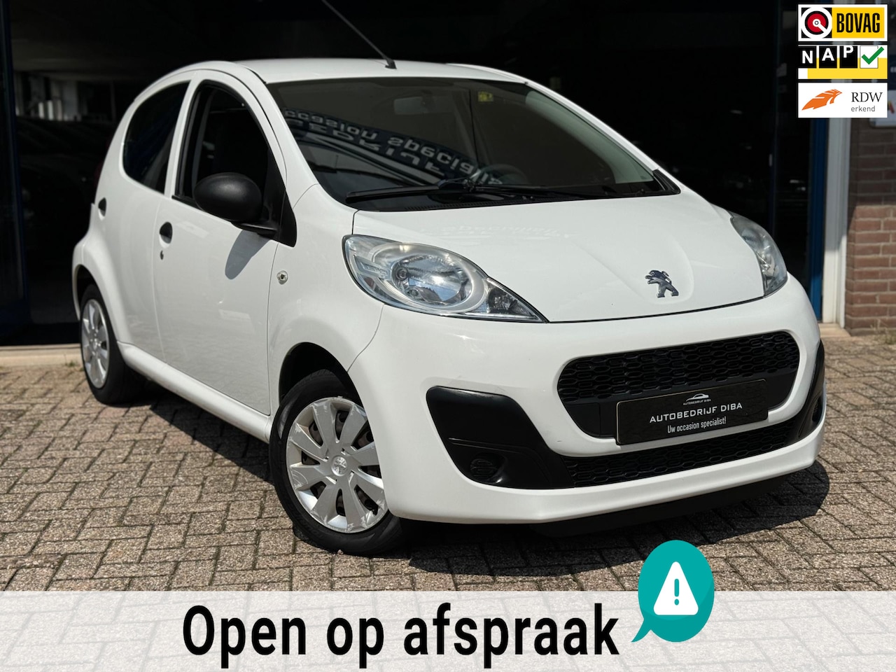 Peugeot 107 - 1.0 Access Accent 2013 WIT 5drs AIRCO APK NAP! - AutoWereld.nl