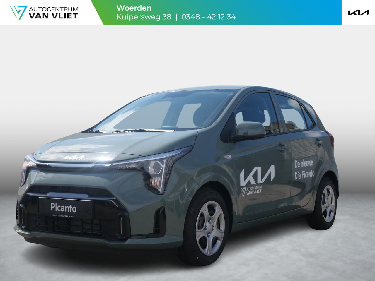 Kia Picanto - 1.0 DPI AMT DynamicLine | Direct Leverbaar | Navi+Carplay | Airco | Cruise | Camera | - AutoWereld.nl