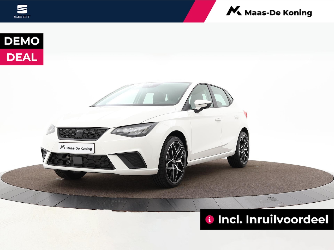 Seat Ibiza - Style 1.0 TSI 95 pk Hatchback 5 deurs | Apple Carplay | Lichtmetalen velgen | Parkeersenso - AutoWereld.nl