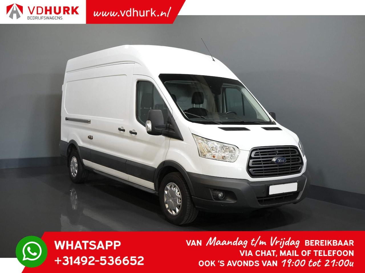 Ford Transit - 330 2.0 TDCI 130 pk Aut. L3H2 Trend NL Auto/ Carplay/ Camera/ Cruise/ PDC/ Trekhaak/ Navi/ - AutoWereld.nl