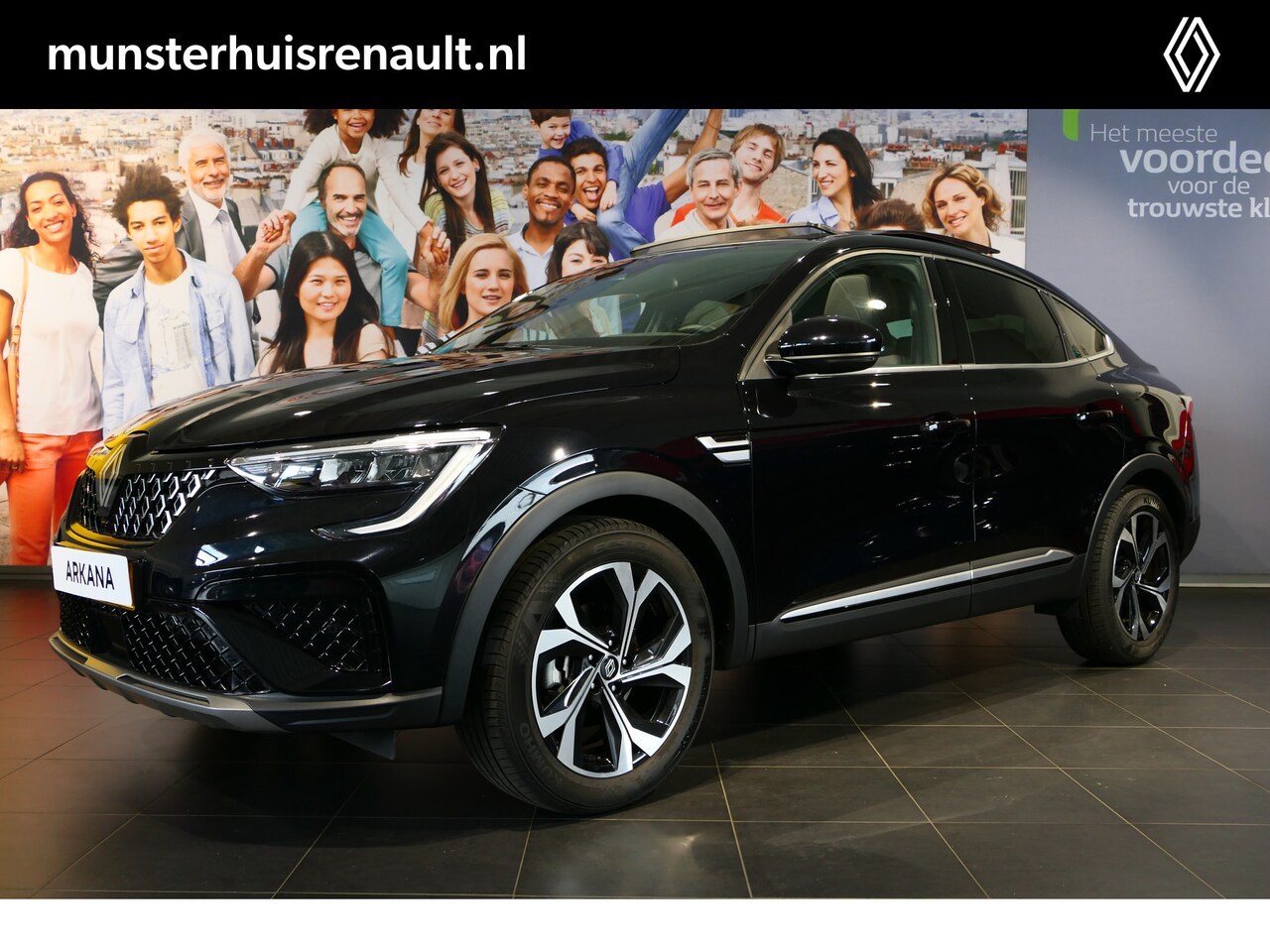 Renault Arkana - 1.6 E-Tech hybrid 145 techno - Schuif/kanteldak, Dodehoek detectie, Camera - AutoWereld.nl