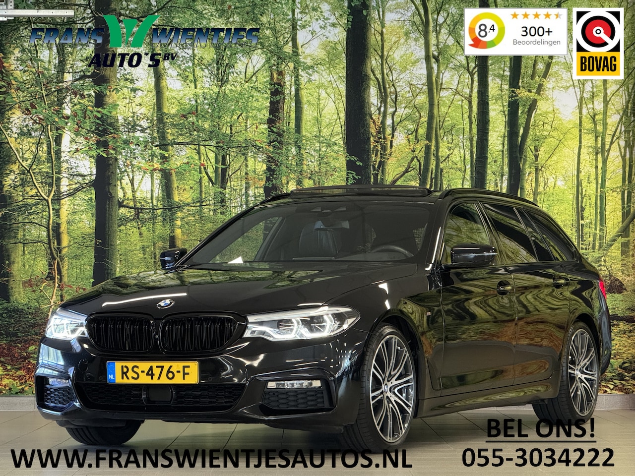 BMW 5-serie Touring - 530d High Executive | M Pakket | Panoramadak | Elektrische Stoelen + Geheugen | 360° Camer - AutoWereld.nl