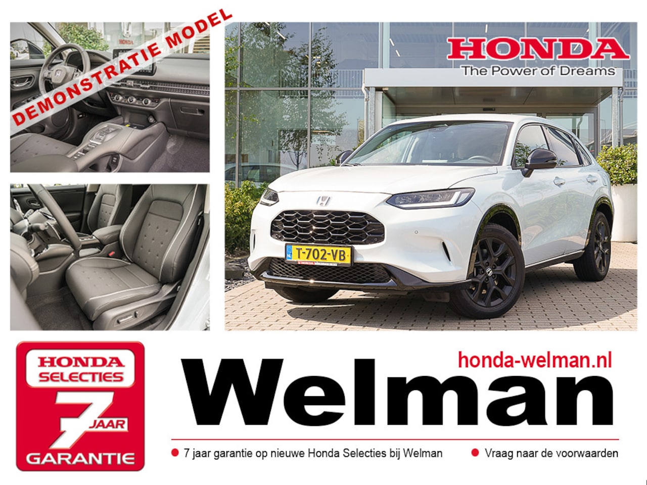 Honda ZR-V - 2.0i e:HEV SPORT - AUTOMAAT - HYBRID - DEMONSTRATIE MODEL - AutoWereld.nl