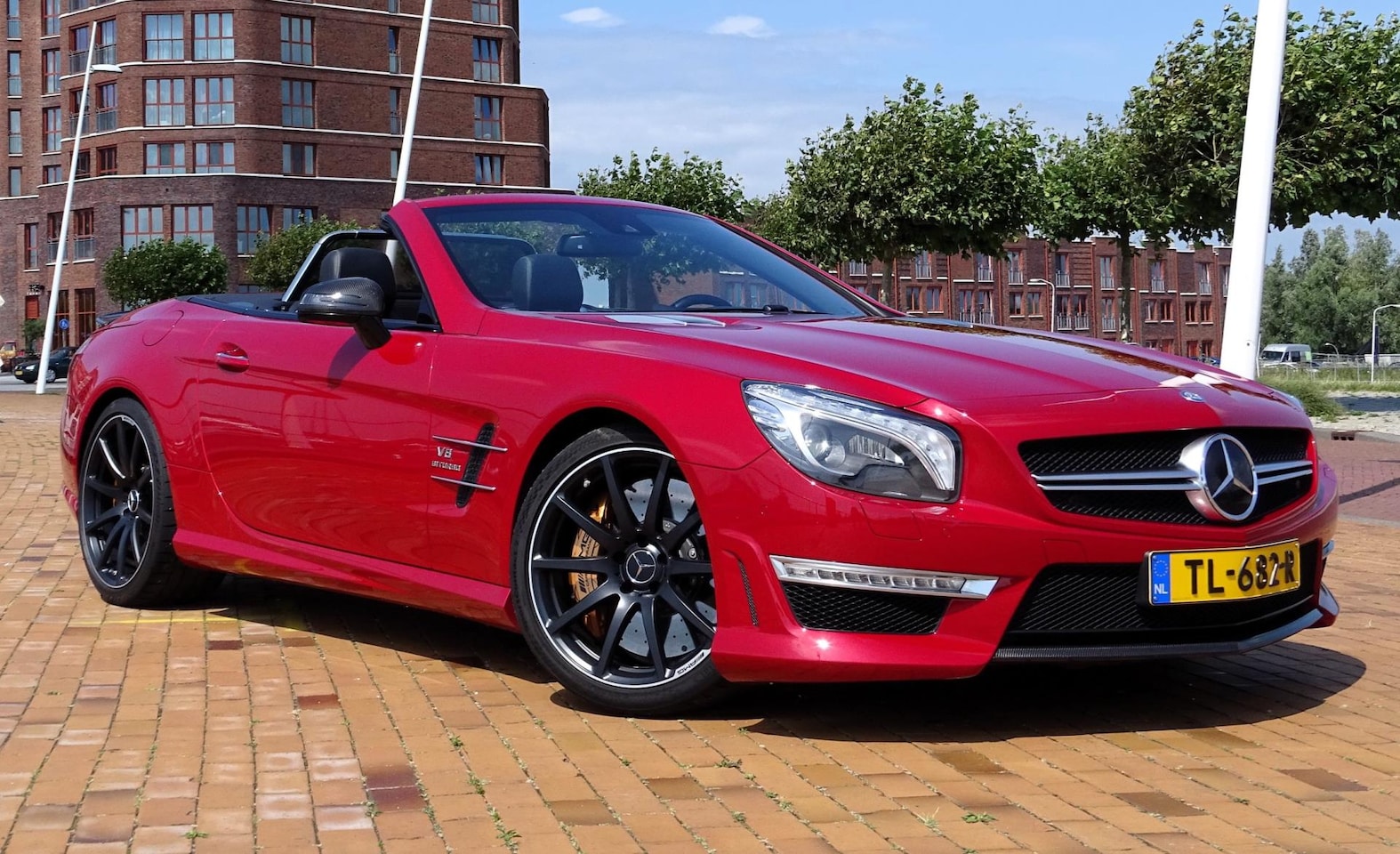 Mercedes-Benz SL-klasse Cabrio - AMG 63 Perfor. Pack. Ceramic brakes Carbon pack B&O - AutoWereld.nl