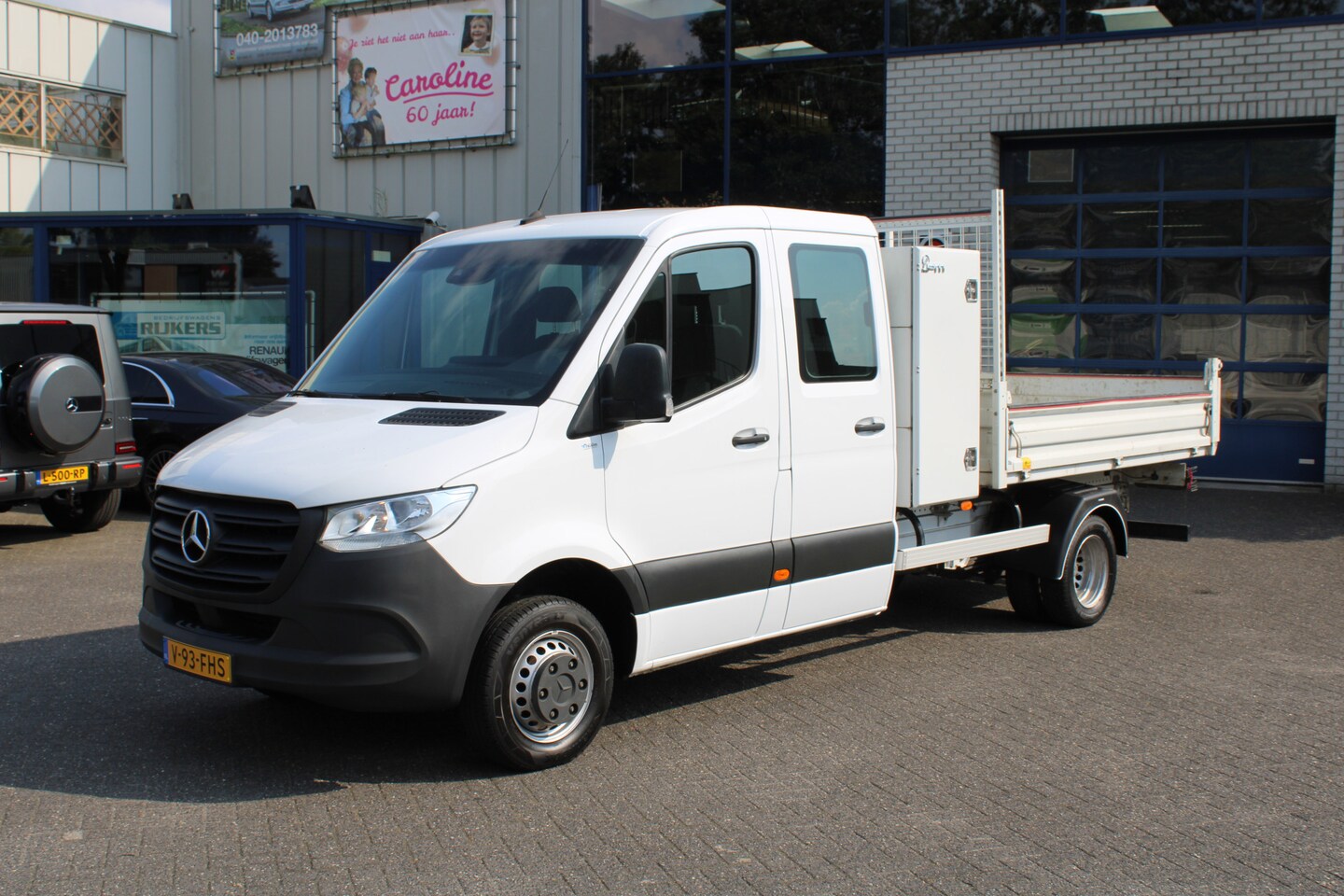 Mercedes-Benz Sprinter - 514 CDI L3 DC Kipper 3500 KG trekhaak, MBUX met Apple Carplay / Android Auto - AutoWereld.nl