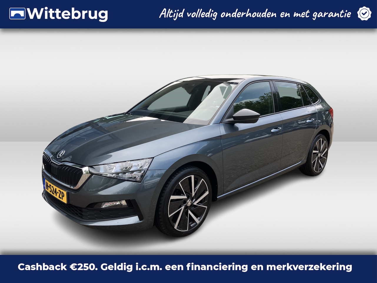 Skoda Scala - 1.5 TSI 150pk DSG Sport Business / Panoramadak / LED / Clima / App-Connect / PDC A / 18" L - AutoWereld.nl