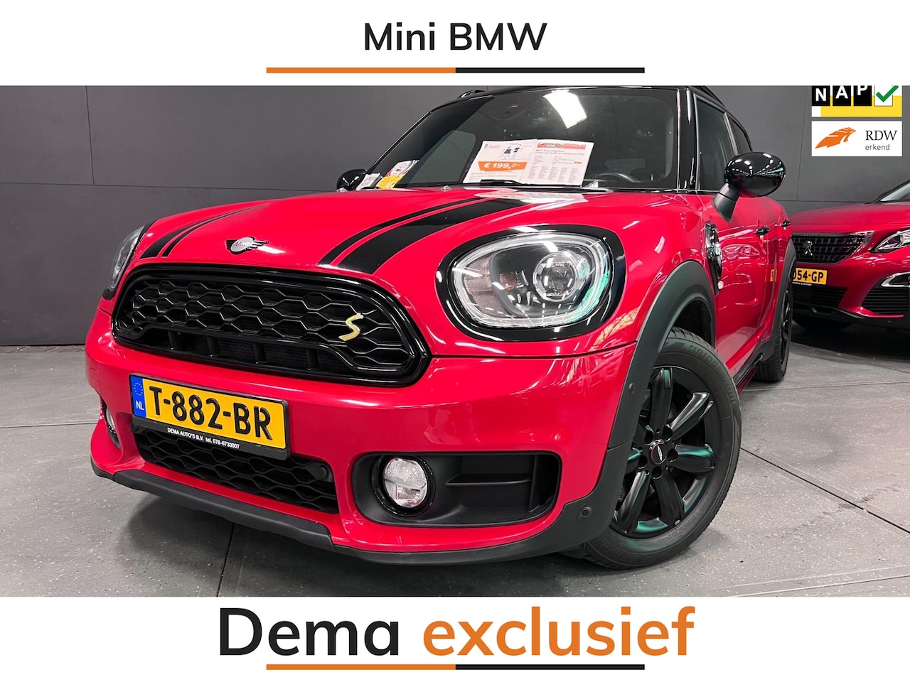 MINI Countryman - 2.0 Cooper S E ALL4 Chili 224PK LIMITED-EDITION!!!! FULL-OPTIONS - AutoWereld.nl