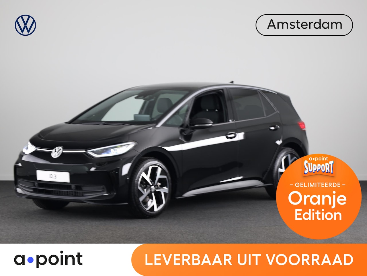 Volkswagen ID.3 - Pro Oranje Edition 59 kWh accu, 150 kW / 204 pk Ha tchback Elektrische aandrijving - AutoWereld.nl