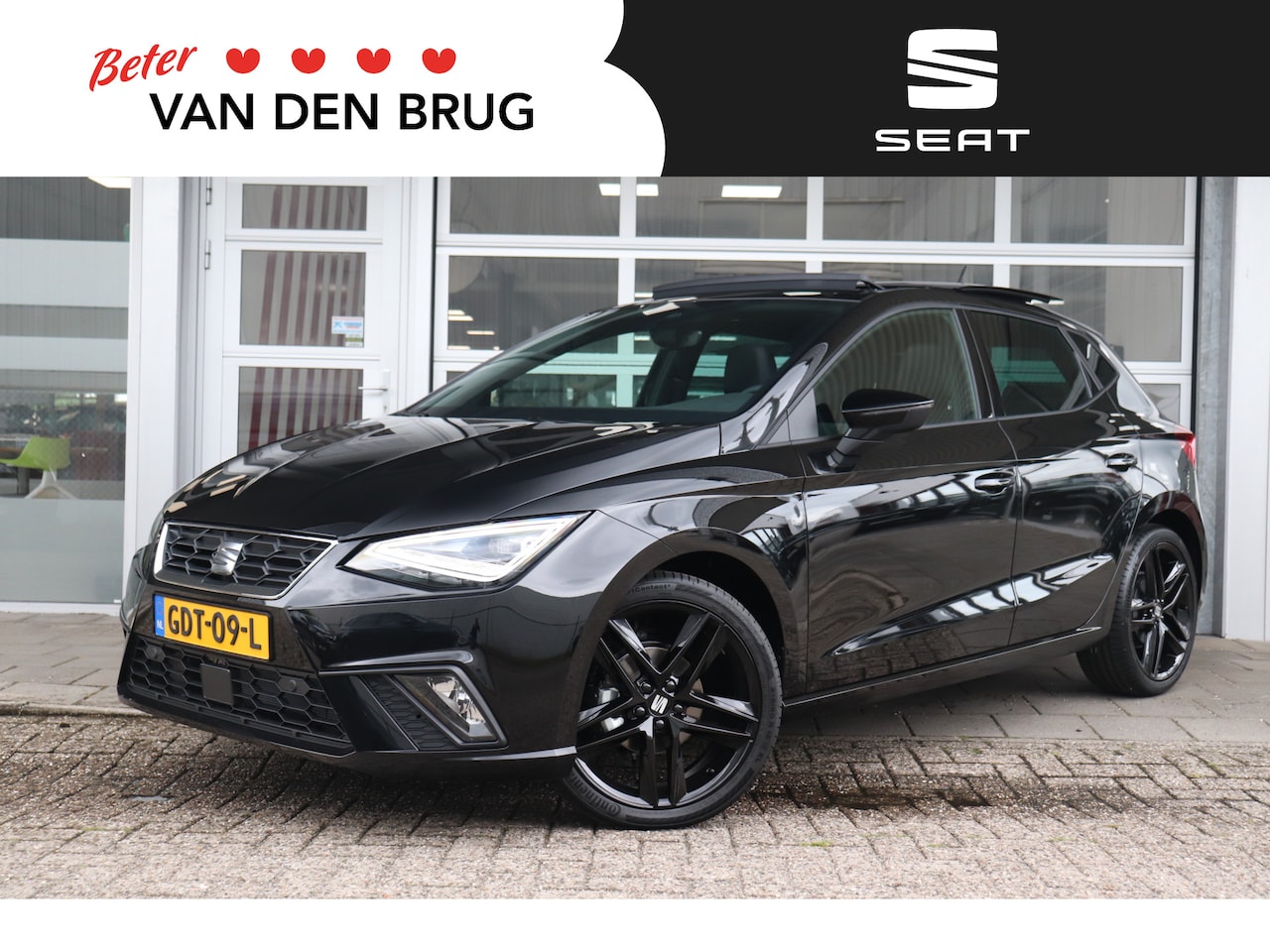 Seat Ibiza - 1.0 EcoTSI FR Business Connect | Panoramisch schuif/kantel-dak | BEATS Audio | Navigatie | - AutoWereld.nl