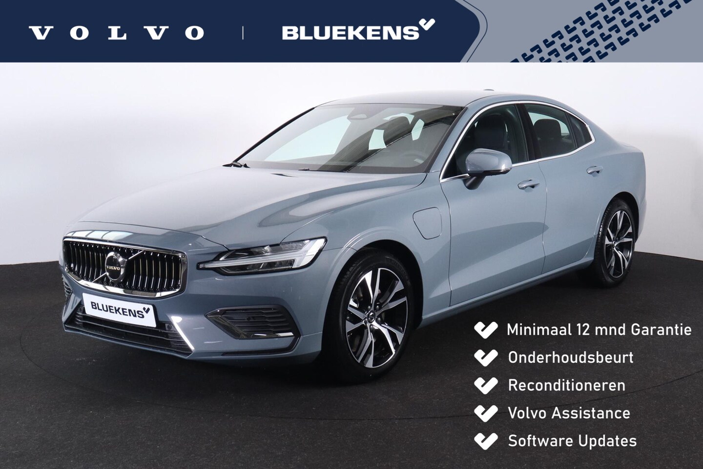 Volvo S60 - Recharge T6 AWD Plus Bright - IntelliSafe Assist & Surround - Harman/Kardon audio - Parkee - AutoWereld.nl