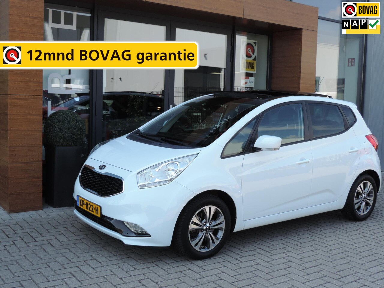 Kia Venga - 1.4 CVVT ExecutiveLine 68.000km | Schuifdak | Stoel/stuurverw | Camera | 16” Allseason | C - AutoWereld.nl