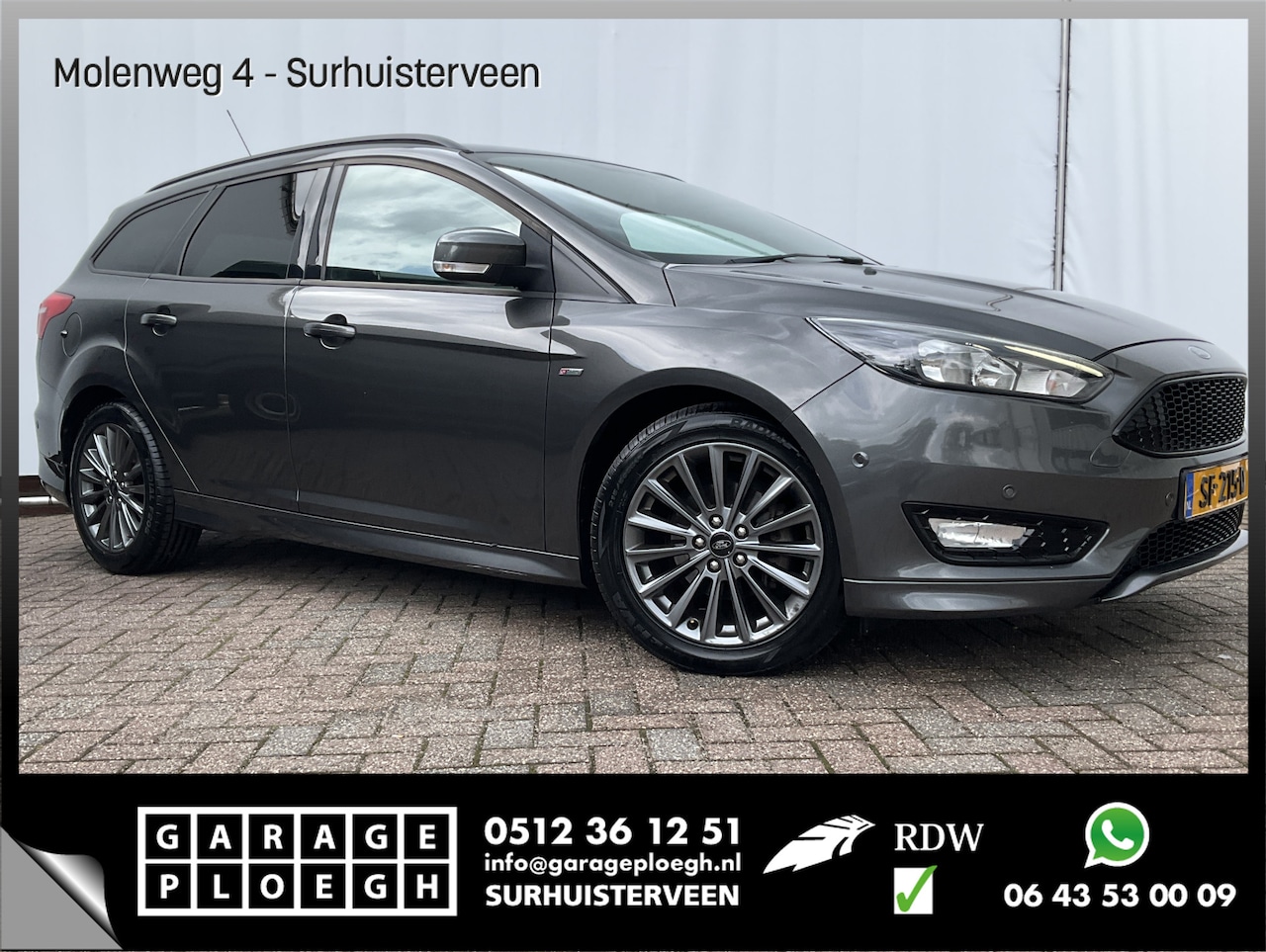 Ford Focus Wagon - 1.0 126pk Titanium ST-Line Airco Cruise Navi Uitstraling! - AutoWereld.nl