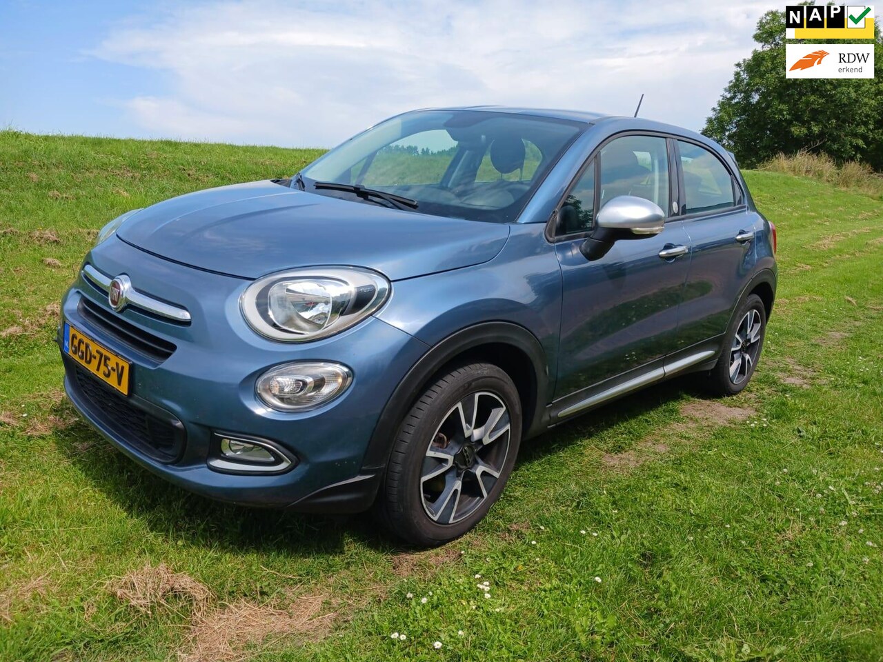 Fiat 500 X - 1.6 PopStar Mirror Climate Cruise Control Groot Navischerm Afneembare Trekhaak PDC - AutoWereld.nl