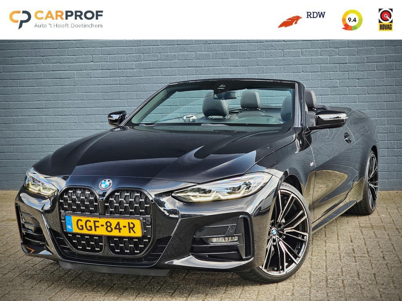 BMW 4-serie Cabrio - 420i High Executive / AIRSCARF / M-SPORT / 20' - AutoWereld.nl