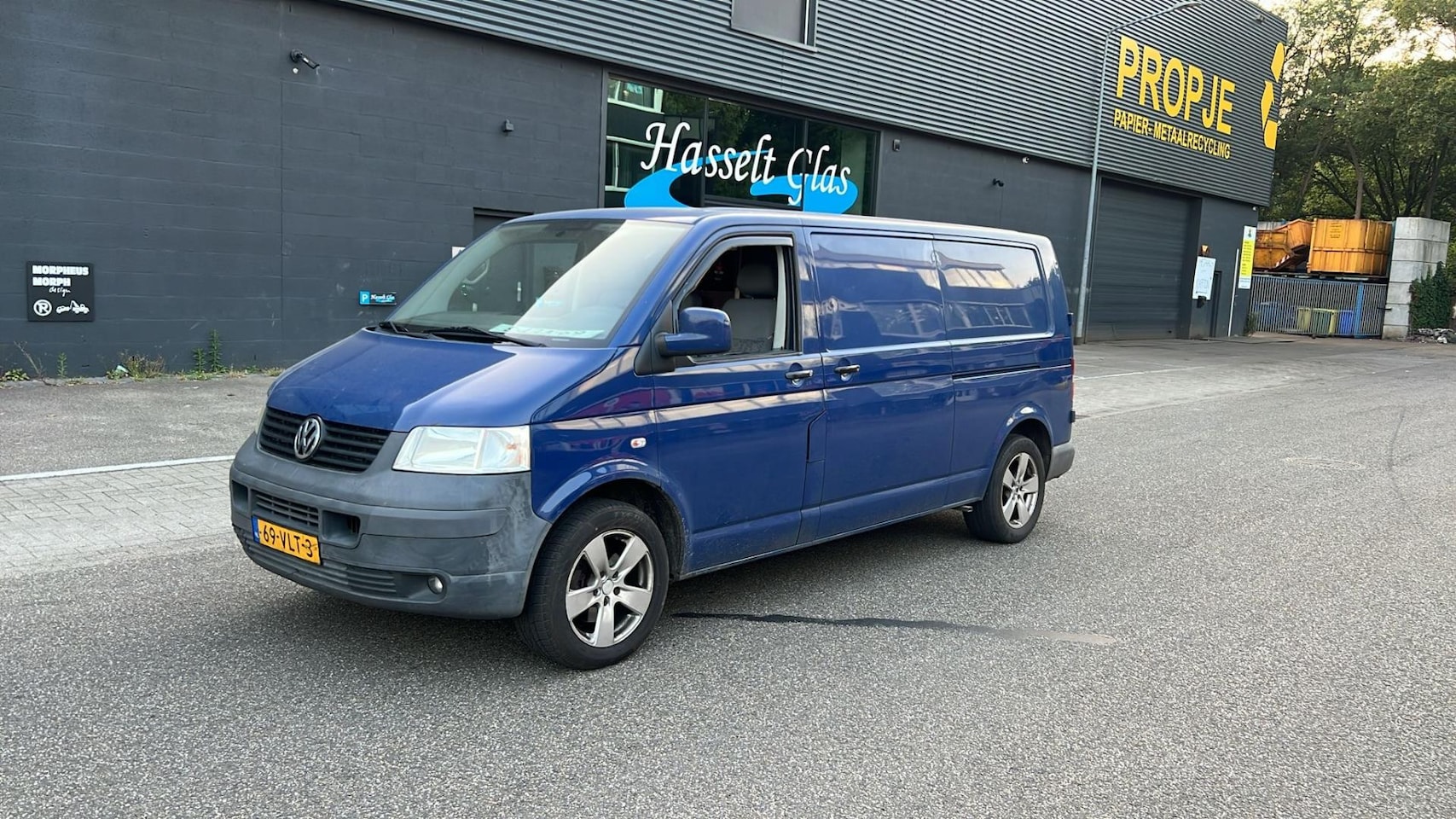 Volkswagen Transporter - 2.5 TDI 340 4Motion Airco Lang Blauw 2008 - AutoWereld.nl