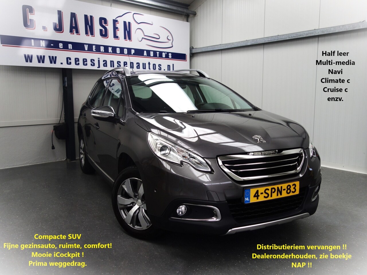 Peugeot 2008 - 1.2 VTi Allure Pack Premium Plus 1.2 VTi Allure Pack Premium Plus - AutoWereld.nl