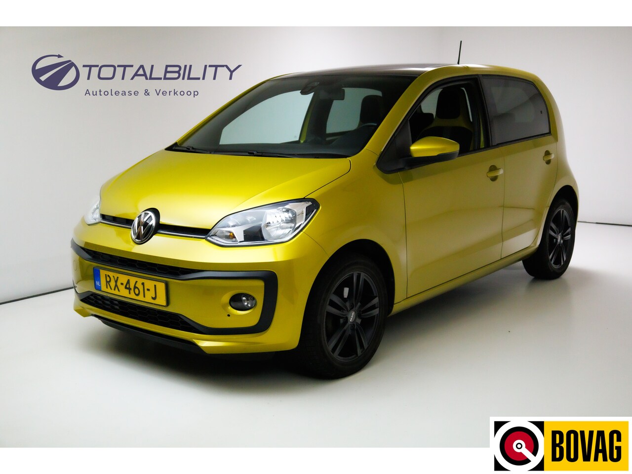 Volkswagen Up! - 1.0 BMT high up! Black Style Panoramadak, Stoelverwarming, LMV, Black pakket, PDC, Cruise - AutoWereld.nl