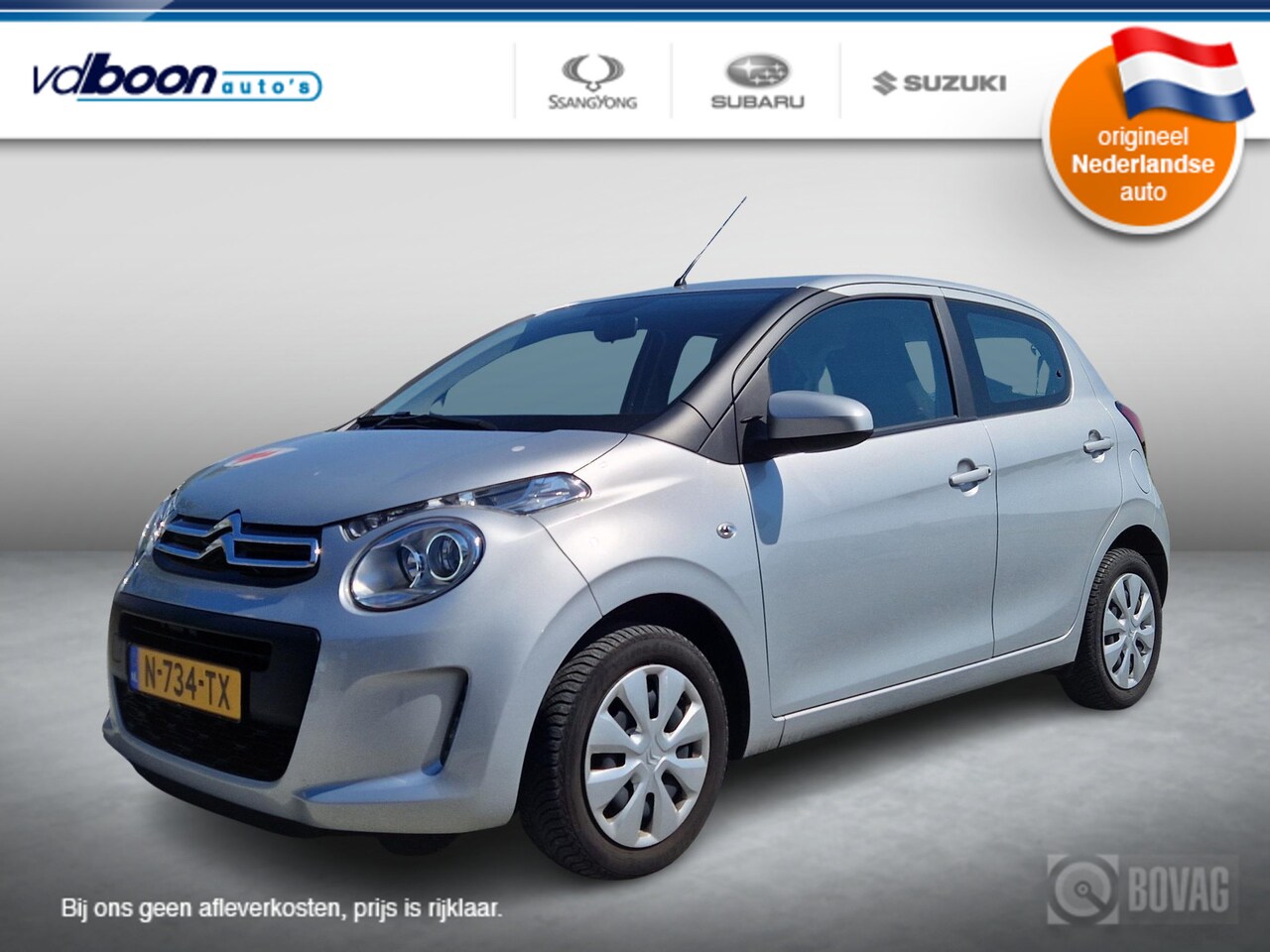 Citroën C1 - 1.0 VTi Feel AIRCO | NAVI VIA APP | CAMERA | NL-auto - Rijklaarprijs !! - AutoWereld.nl