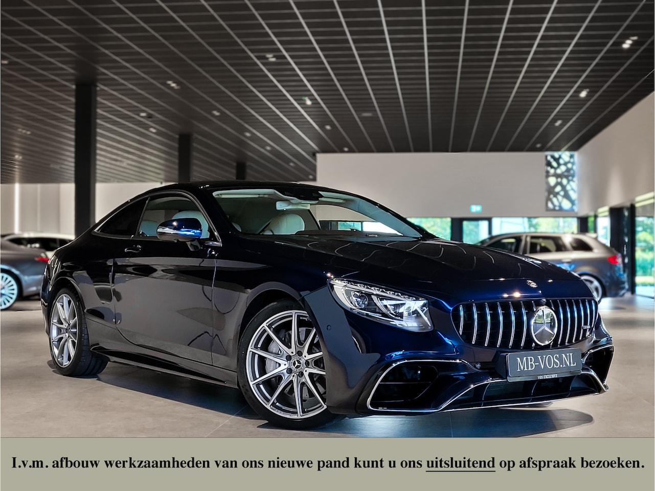 Mercedes-Benz S-klasse Coupé - 450 4-M AMG Panamericana|HUD|Keyless|Distronic|Stoelkoeling|Burmester|Mem|360-camera - AutoWereld.nl