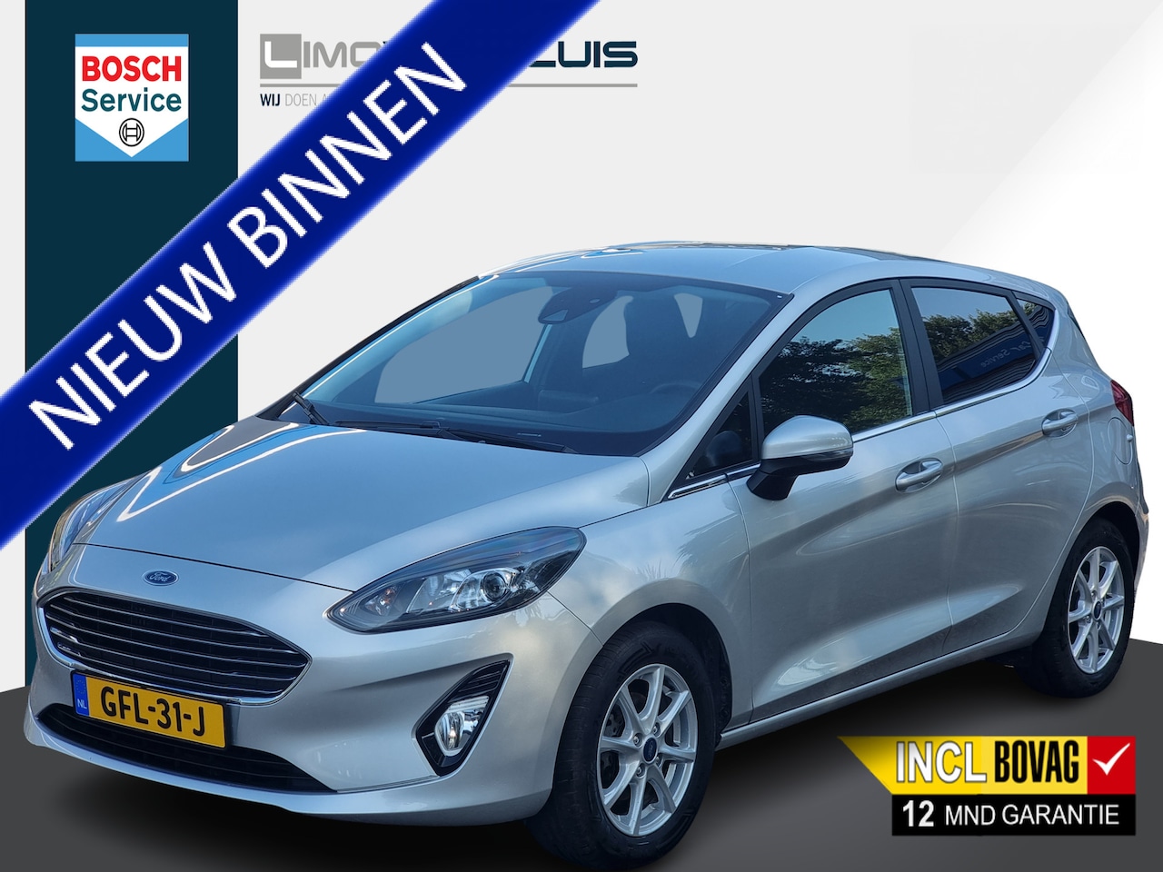 Ford Fiesta - Airco aut. | Cruise control | Apple carplay | Dab | 1.0 EcoBoost Titanium 12 mnd BOVAG gar - AutoWereld.nl