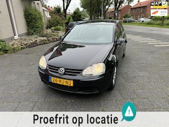 Volkswagen Golf - 1.6 FSI 5Deur Comfortline airco zwart 2005 nw apk inruil mogelijk