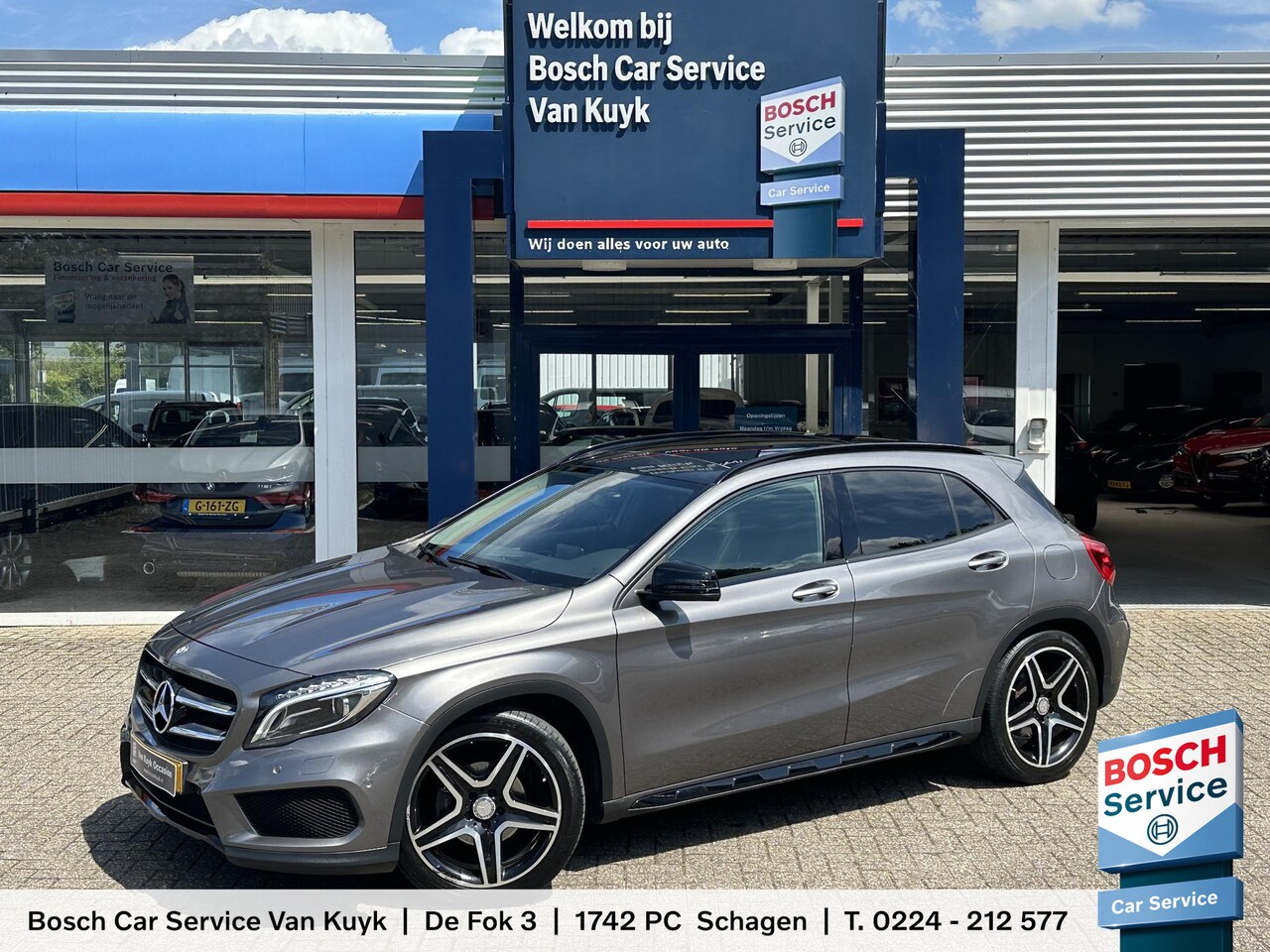 Mercedes-Benz GLA-Klasse - 200 Prestige / NL Auto / Automaat / Leder / Panoramadak / Parkeercamera / Cruise / Stoelve - AutoWereld.nl