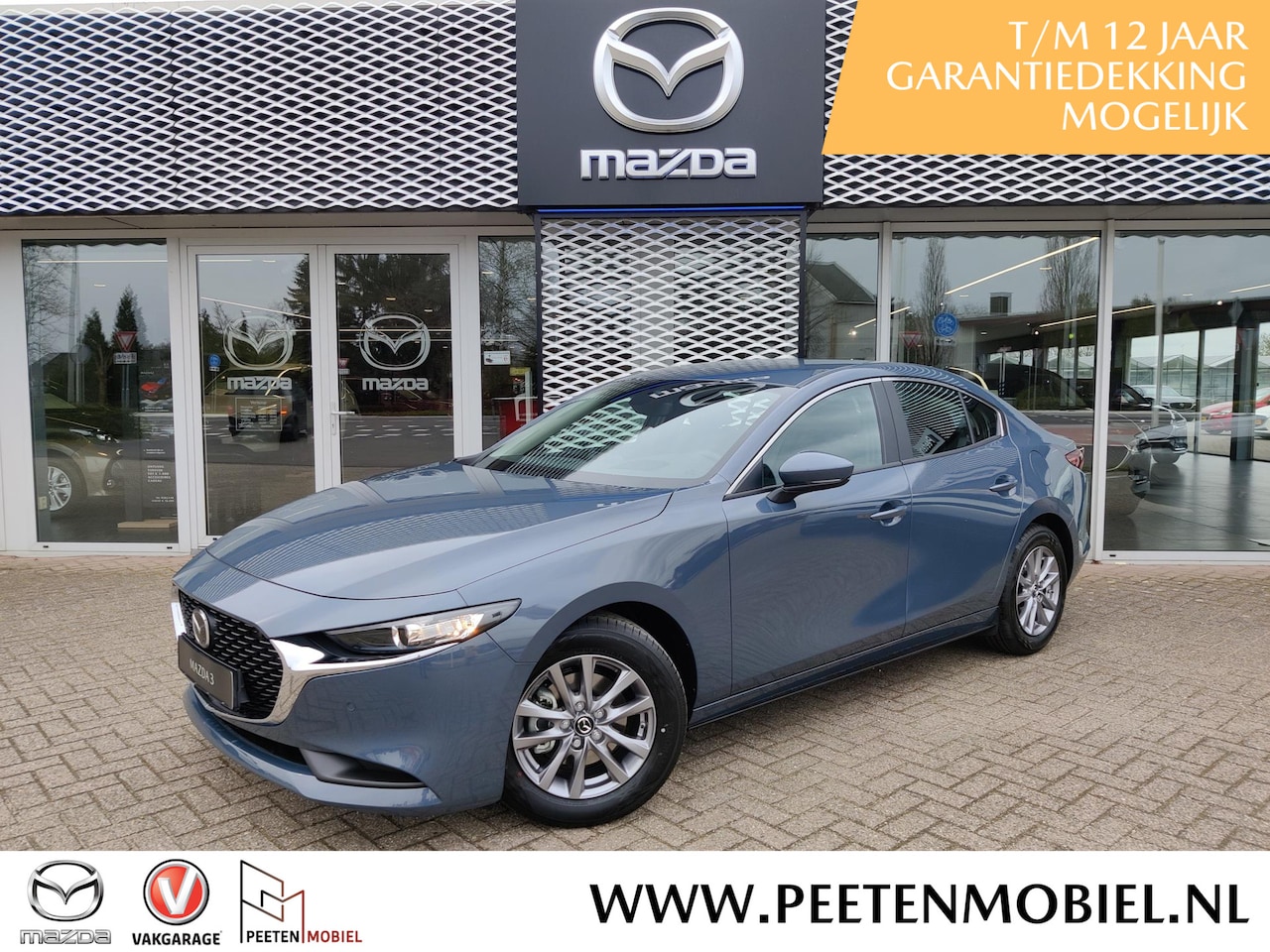 Mazda 3 - 2.0 E-SkyActiv-G 122 Comfort Automaat | 5.395 EURO KORTING! | LEER PAKKET | 6 JAAR GARANTI - AutoWereld.nl