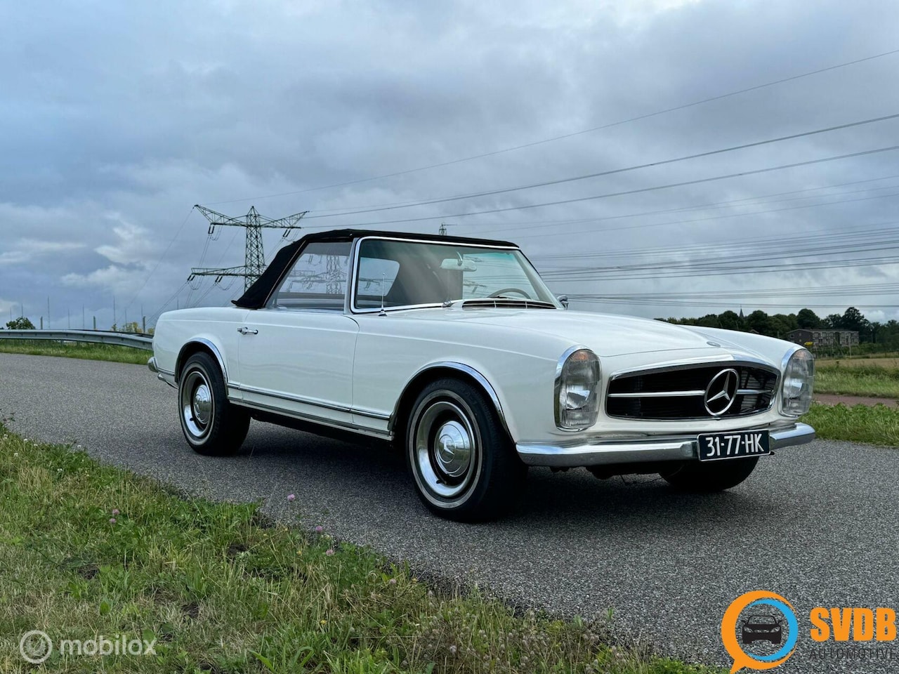 Mercedes-Benz SL-klasse Cabrio - 250 'Pagode' 1966 handgeschakeld - AutoWereld.nl