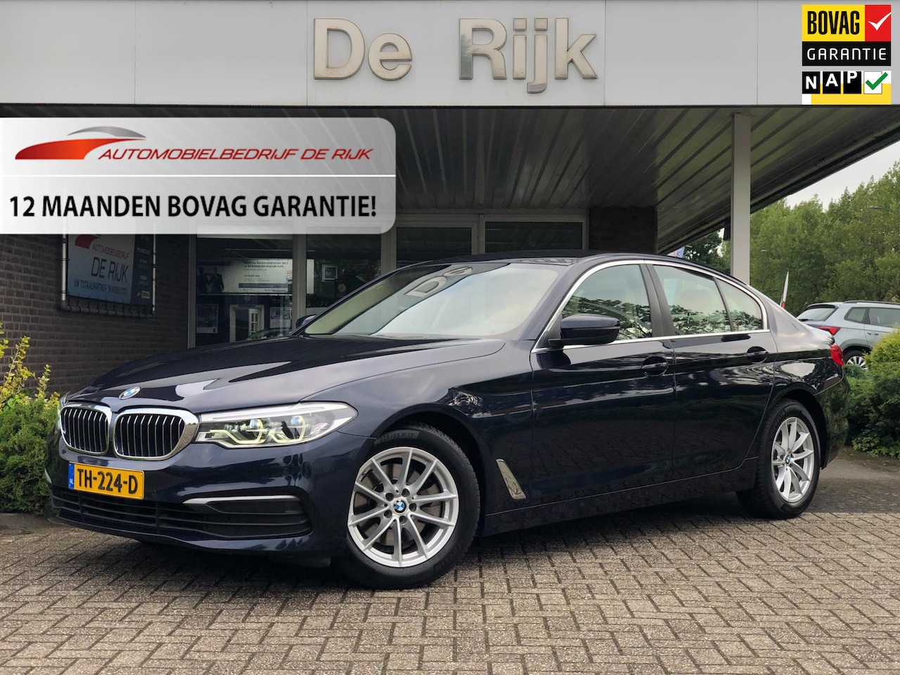 BMW 5-serie - 520i Corporate Lease High Executive | Navi, Leder, Cruise, Airco, Stoel vrw. | NAP | - AutoWereld.nl