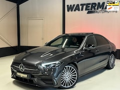 Mercedes-Benz C-klasse - 180 AMG Line PANO/19-INCH/CAMERA/BURMESTER/LEDER/BTW