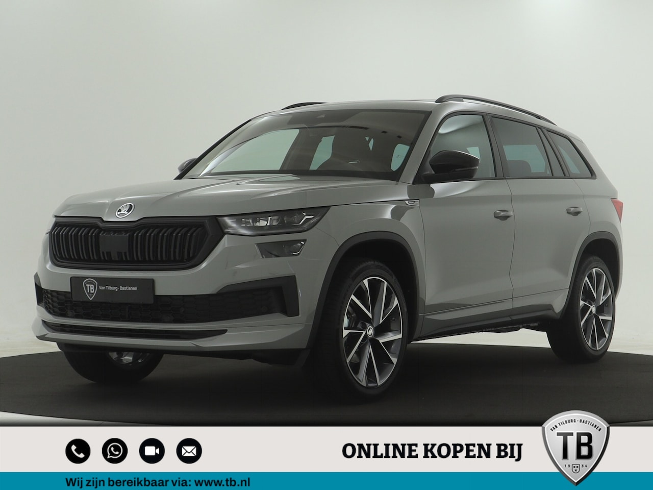 Skoda Kodiaq - 1.5 TSI 150 7DSG Sportline Business Automaat | Functie pakket | Elektrisch bedienbaar pano - AutoWereld.nl