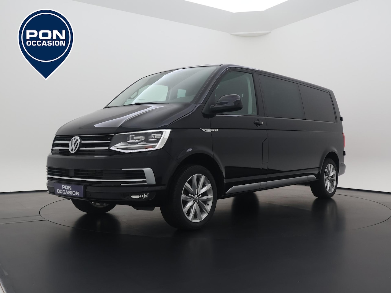 Volkswagen Transporter - 2.0 TDI 150 PK DSG L2H1 DC Highline Executive | Sportpakket | Airco | Elek. Pakk. | Cruise - AutoWereld.nl