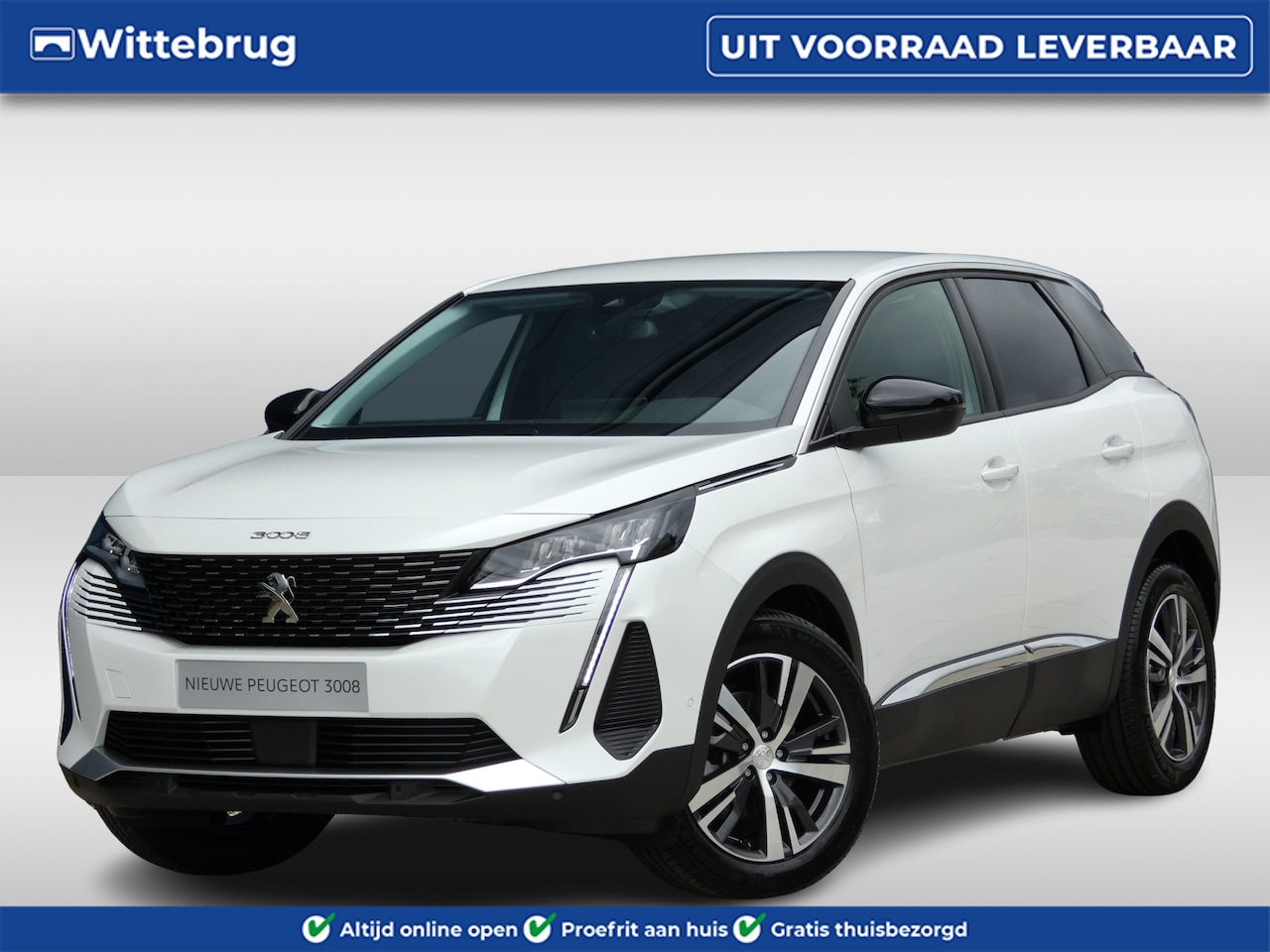 Peugeot 3008 - 1.6 HYbrid 180 Allure Pack Business  | Navigatie | Head-Up Display | Camera - AutoWereld.nl