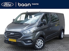 Ford Transit Custom - 300 L2H1 2.0 TDCI 170pk Trend DC trekhaak / bijrijdersbank / voorruitver. / blis / airco /