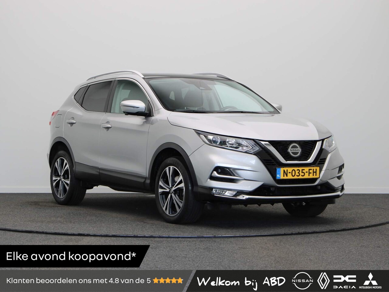 Nissan Qashqai - 1.3 DIG-T N-Connecta | Panorama Dak | 360 Graden Camera | Climate Control | Automatische V - AutoWereld.nl