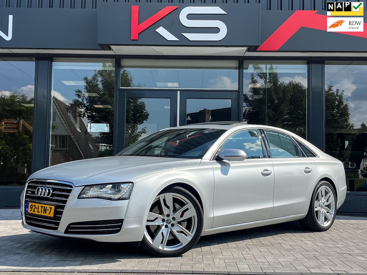 Audi A8 - 4.2 FSI quattro Pro Line+ 21inch Standkachel Softclose Memory Night Vision Camera Navi VOL - AutoWereld.nl