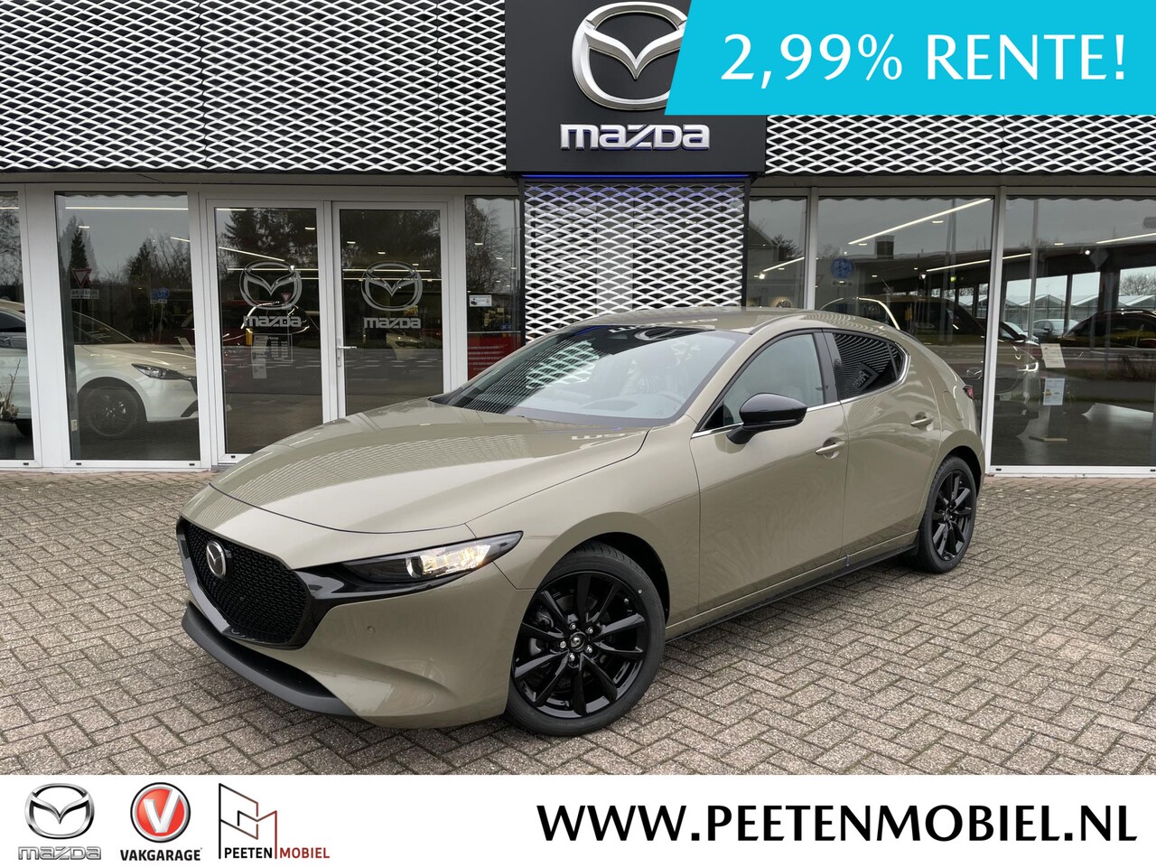 Mazda 3 - 2.0 e-SkyActiv-G M Hybrid 150 Nagisa | €2.640,00 VOORDEEL | 6 JAAR FABRIEKSGARANTIE | NIEU - AutoWereld.nl