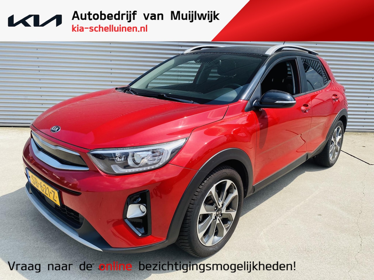 Kia Stonic - 1.0 T-GDi DynamicLine 120pk NL-dealerauto | Trekhaak | Clima | Navi | Keyless - AutoWereld.nl