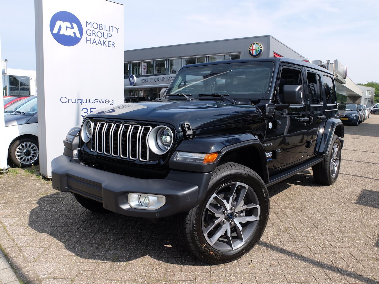 Jeep Wrangler Unlimited - 4xe 380 Sahara FACE LIFT! - 2024 Model - Schuif Dak - AutoWereld.nl