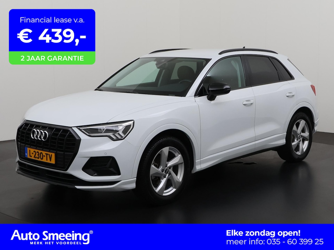 Audi Q3 - 35 TFSI Business Black optik | LED | Leder | MMi Plus | Elek klep | Zondag open! - AutoWereld.nl