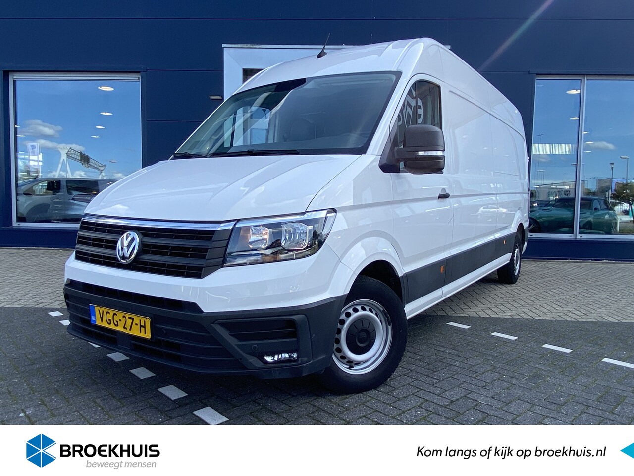 Volkswagen Crafter - Crafter GB 2.0 TDI L4H3 Airco, Navigatie, Carplay, Sensoren rondom, Camera, Bluetooth, Spr - AutoWereld.nl